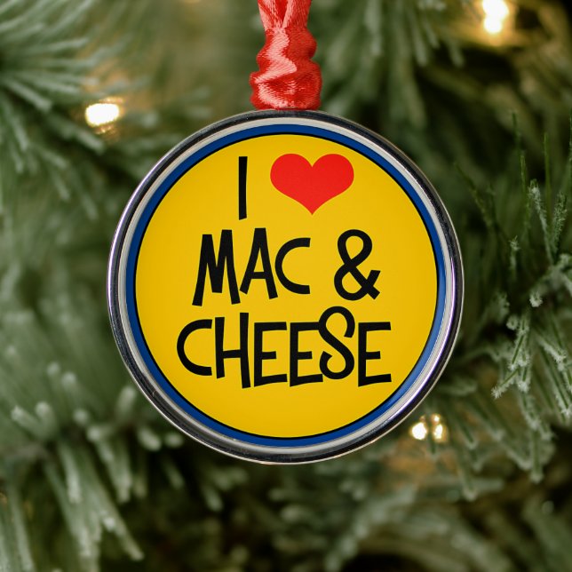 Adorno Metálico Mac n Cheese Magnet (Árbol)