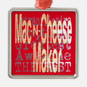 Adorno Metálico Mac y Cheese Maker Extraordinaire