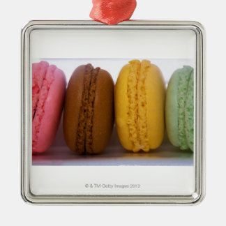 Adorno Metálico Macarons franceses gastrónomos importados