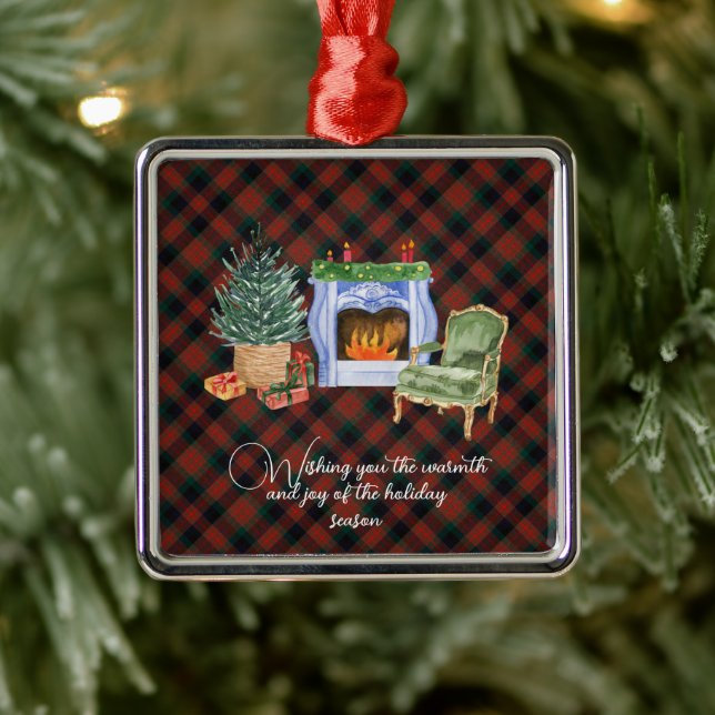 Adorno Metálico MacDuff Hunting Modern Original Scottish Tartán (Árbol)