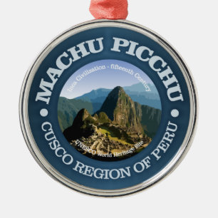 Adorno Metálico Machu Picchu
