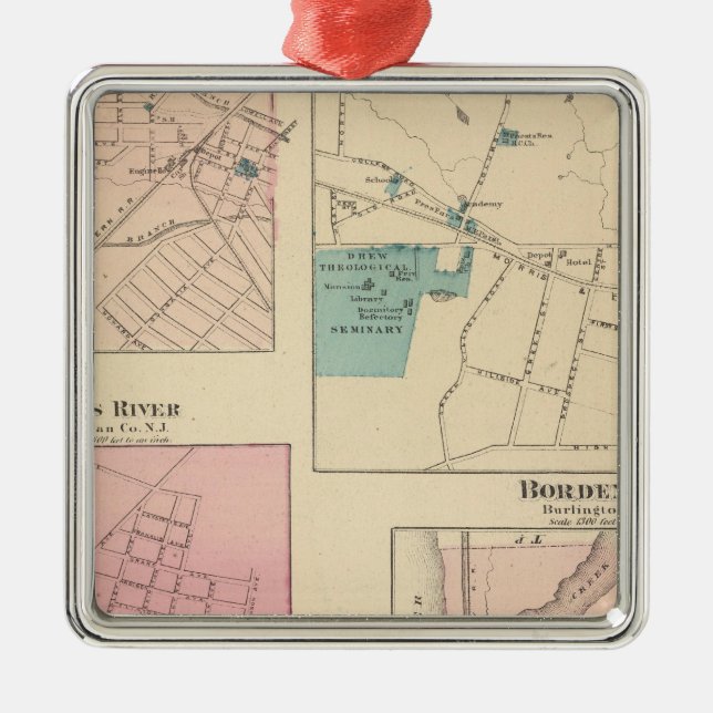 Adorno Metálico Madison, Bordentown, NJ (Frente)