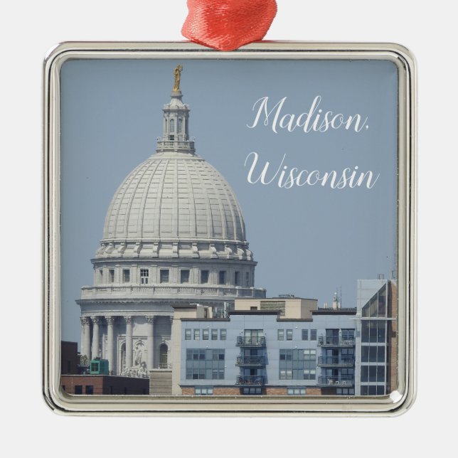 Adorno Metálico Madison, Capitolio Estatal de Wisconsin (Frente)