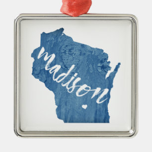 Adorno Metálico Madison, Grano de Madera Wisconsin