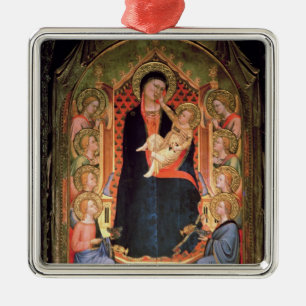Adorno Metálico Madonna y niño, 1347