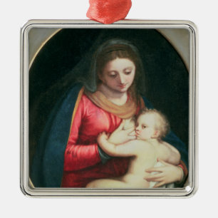 Adorno Metálico Madonna y niño, 1598
