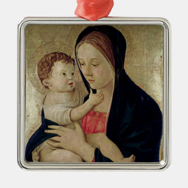 Adorno Metálico Madonna y niño, c.1475 (Frente)
