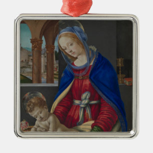 Adorno Metálico Madonna y niño, circa 1483-4