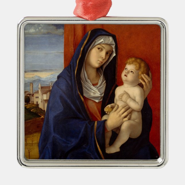 Adorno Metálico Madonna y niño, circa 1485 (Frente)