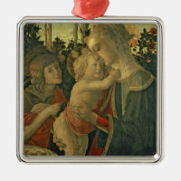 Madonna y niño con St. John el Bautista (aceite o