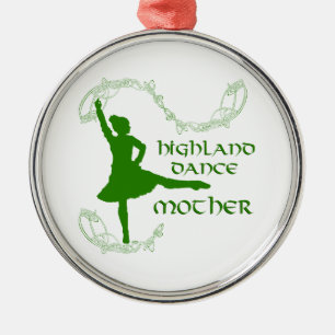 Adorno Metálico Madre de baile escocés de alta tierra