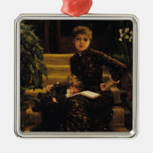 Adorno Metálico Madre de James Tissot el   y niño o el Siste más