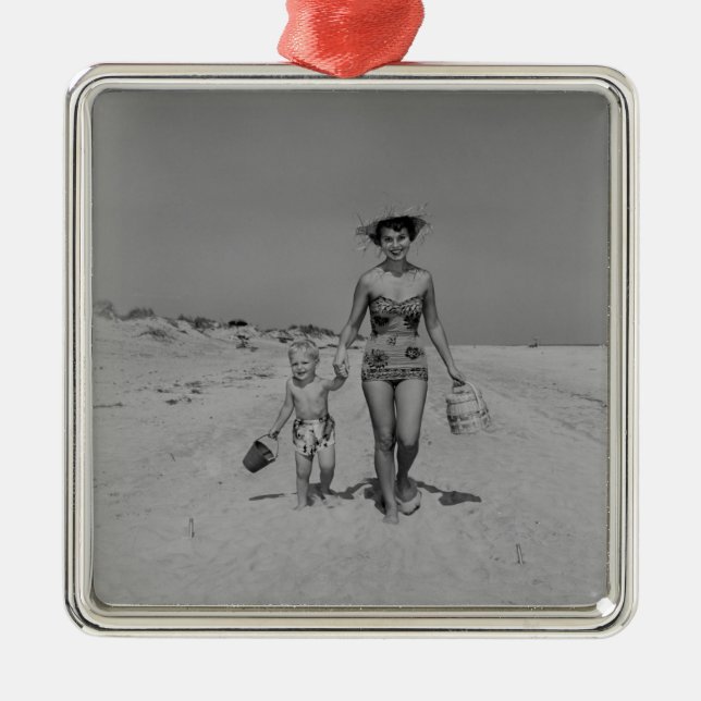 Adorno Metálico Madre e hijo (Frente)