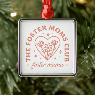 Adorno Metálico Madre madre adopción del club mama estética floral