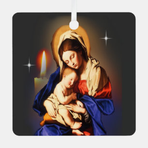 Adorno Metálico Madre María