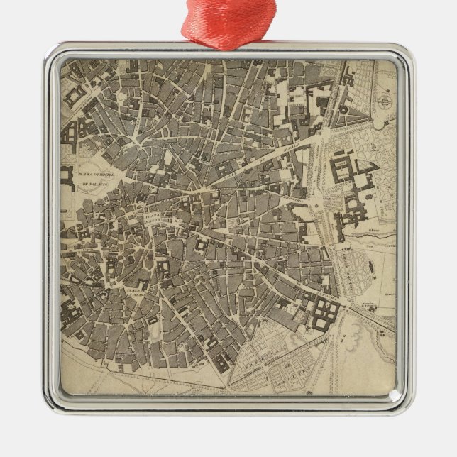 Adorno Metálico Madrid, España (Frente)