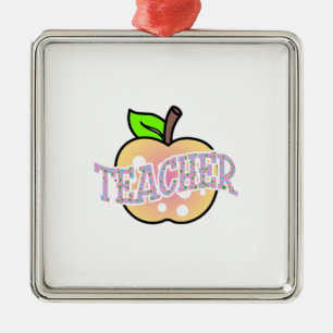 Adorno Metálico Maestra Apple