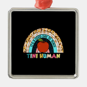 Adorno Metálico Maestra Es Un Buen Día Para Enseñar A Los Humanos 