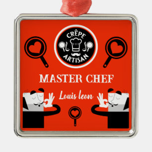 Adorno Metálico Maestro de Pancake Chef