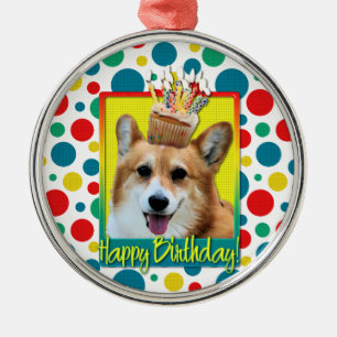 Adorno Metálico Magdalena del cumpleaños - Corgi - Owen
