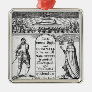 Adorno Metálico Magistrado civil original del derecho divino de