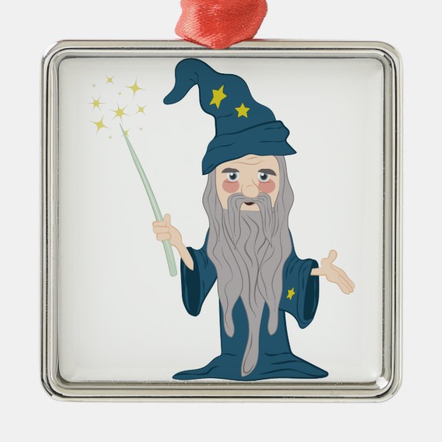 Adorno Metálico Mago (Frente)