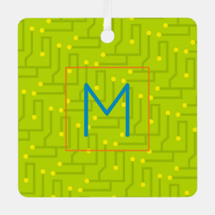 Adorno Metálico Mago de la computadora - INICIAL Madre Junta de Co