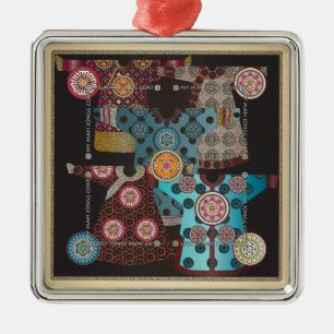 Adorno Metálico Mah Jongg Coat