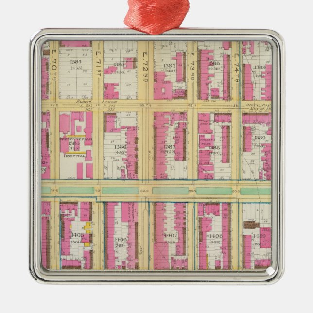 Adorno Metálico Mahattan, Nueva York 3 (Frente)