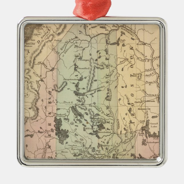 Adorno Metálico Maine 15 (Frente)