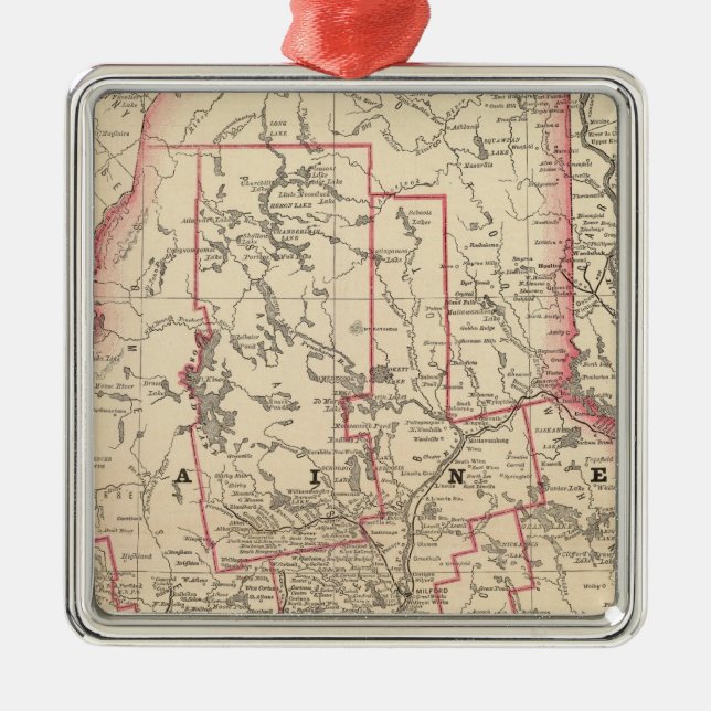 Adorno Metálico Maine 6 (Frente)