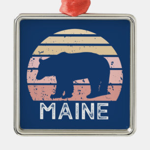 Adorno Metálico Maine Bear