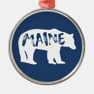 Adorno Metálico Maine Bear