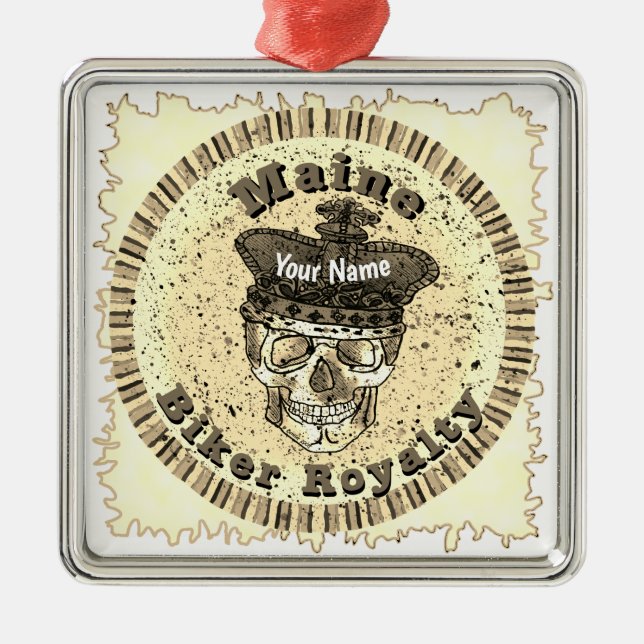 Adorno Metálico Maine Biker   (Frente)