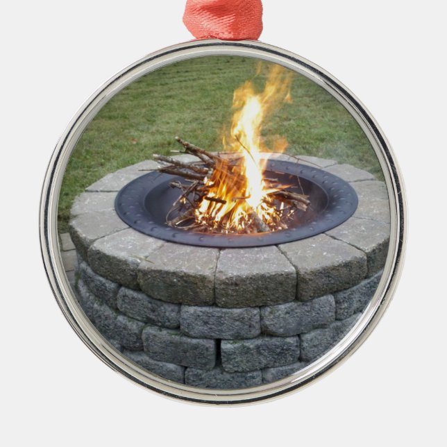 Adorno Metálico ¡Maine FirePits! (Frente)