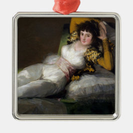 Adorno Metálico Maja de tela (Belleza femenina ventilado)