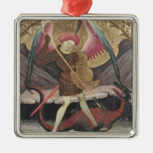 Adorno Metálico Mal de victoria de San Miguel, c.1480 (tempera en
