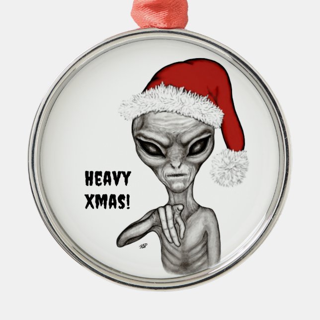 Adorno Metálico ¡Mala fortuna, pesadas navidades! (Frente)