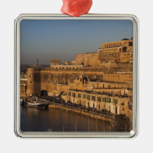 Adorno Metálico Malta, Valletta, vista al puerto desde Baja Barrak