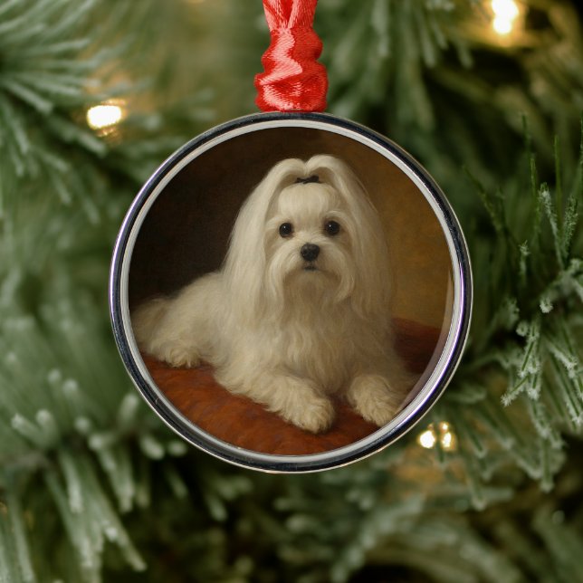 Adorno Metálico Maltese (Árbol)