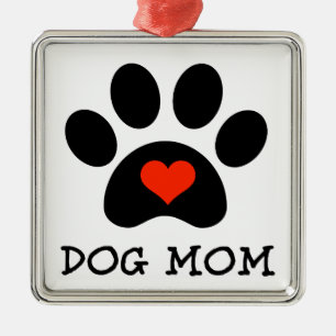 Adorno Metálico Mamá del perro de Pawprint