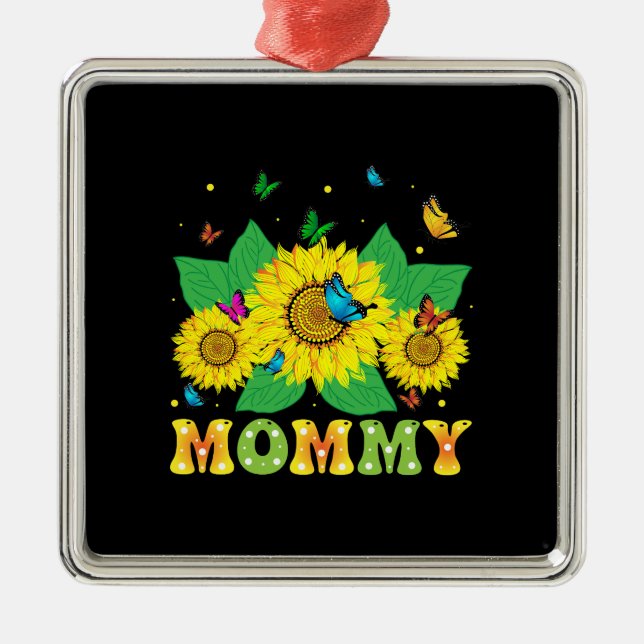 Adorno Metálico Mami del girasol (Frente)