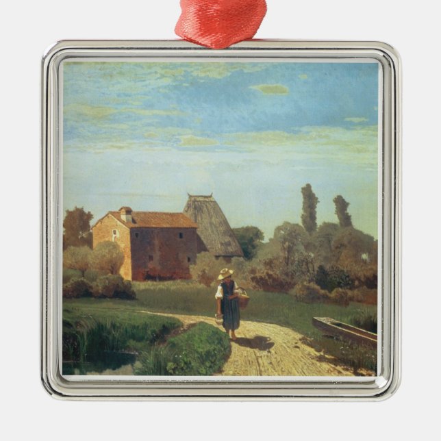 Adorno Metálico Mañana de mayo (aceite en lona) (Frente)