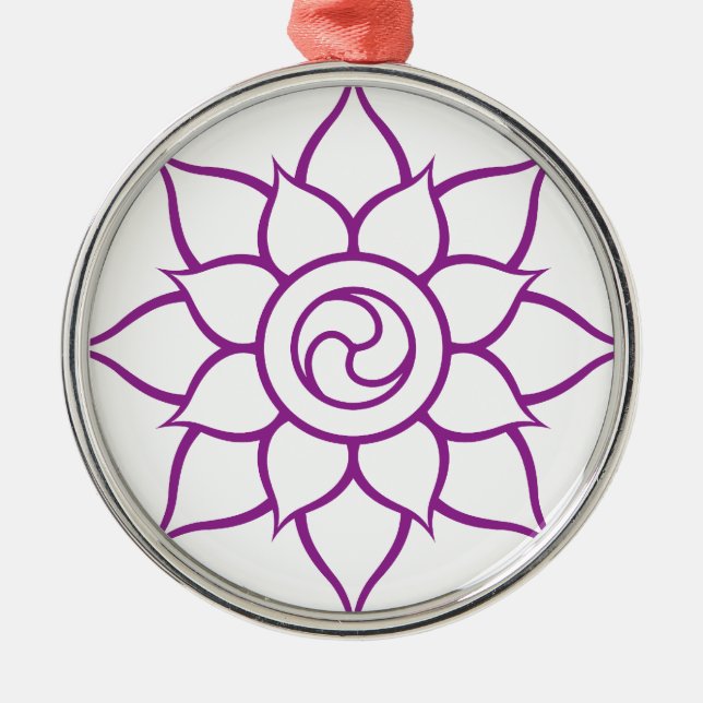 Adorno Metálico Mandala (Frente)