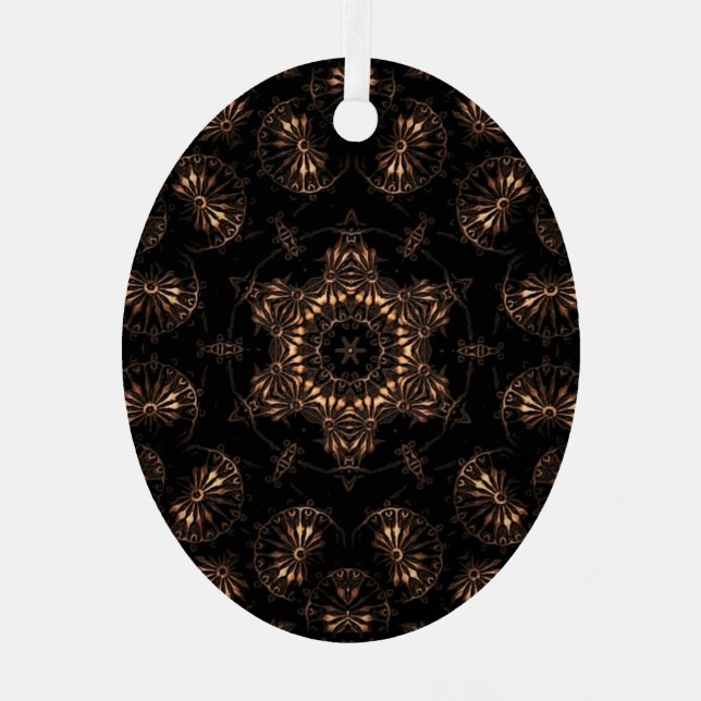 Adorno Metálico Mandala de la Edad de Bronce (Anverso)