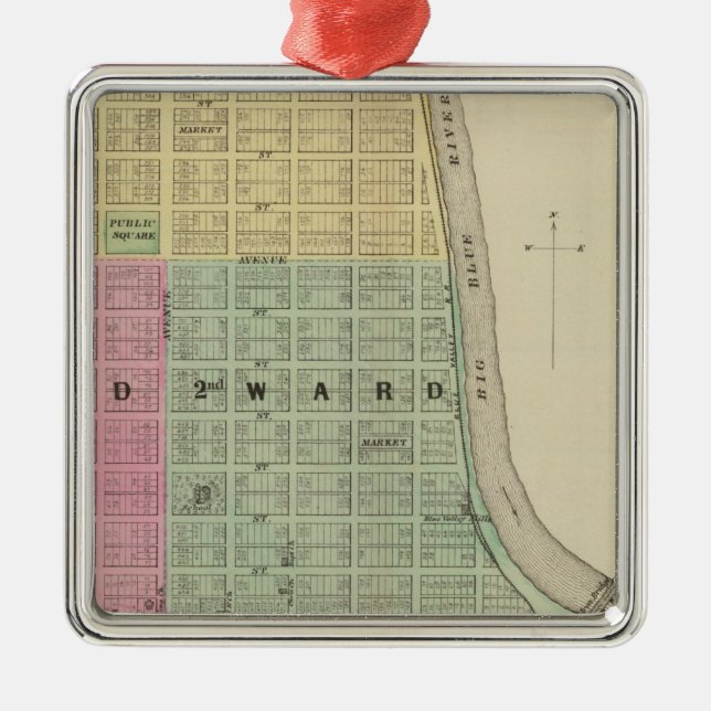 Adorno Metálico Manhattan, Coronado, Towanda, Kansas (Frente)