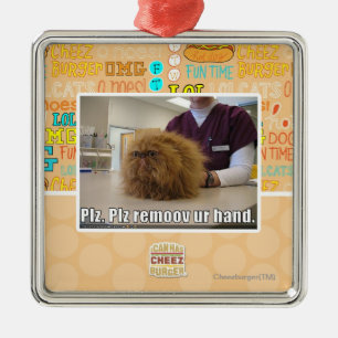 Adorno Metálico Mano del ur del remoov del PLZ