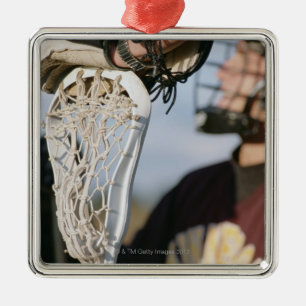 Adorno Metálico Mano en un palillo de LaCrosse