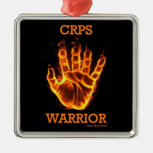 Adorno Metálico Mano/llamas...CRPS