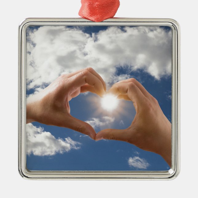 Adorno Metálico Manos de amor (Frente)